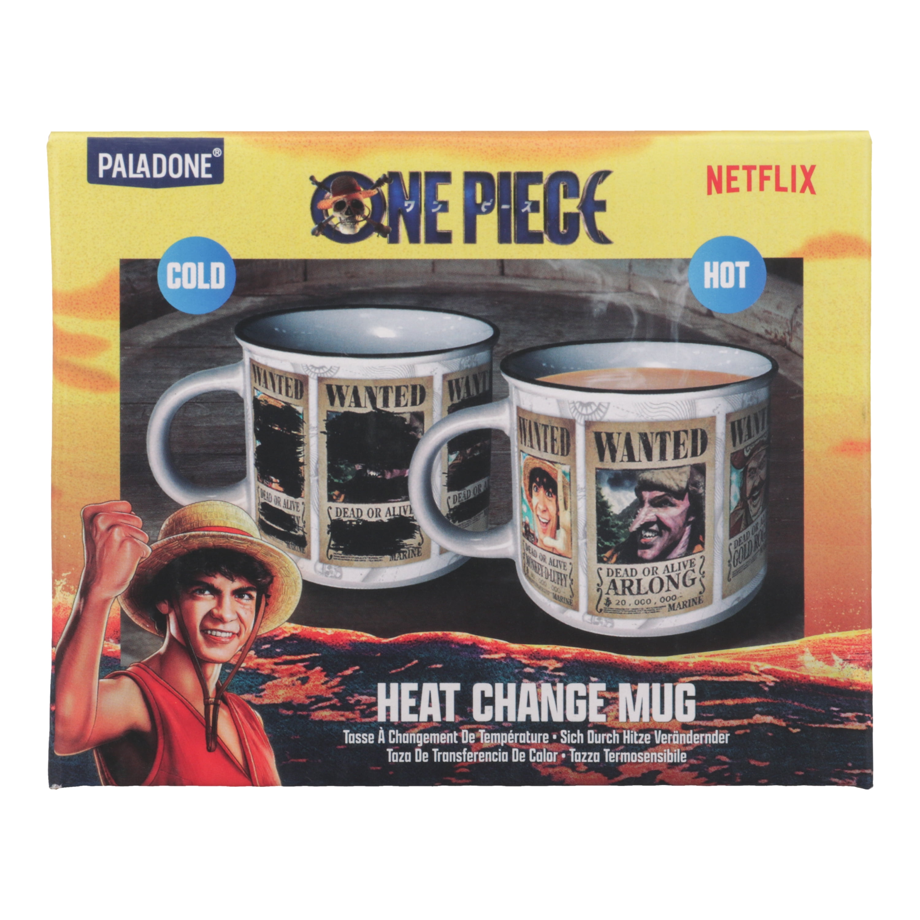 Tasse Paladone One Piece qui change de couleur à la chaleur 350 ml