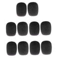 thumbnail image 2 of 10 Packs Microphone d'Enregistrement de Studio Anti-Bruit Protection en Mousse Éponge Noir, 2 of 8