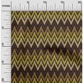 thumbnail image 1 of oneOone Cotton Poplin Fabric Chevron Ikat Decor Fabric Printed BTY 56 Inch Wide, 1 of 4