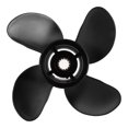 thumbnail image 3 of FAGINEY Outboard Propeller High Thrust 4 Blades 13 Tooth Aluminum Alloy Fit For 35-60HP Engine Propeller Replacement, 3 of 8