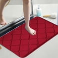 thumbnail image 1 of Dvkptbk Rugs Ultra Absorbent Non-Slip Memory Foam Machine Washable Soft Velvet Bath Mats Floor Mat Easier to Dry for Bathroom Floor Bath Mats Bath Rugs Bathroom Decor, 1 of 9