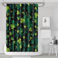 thumbnail image 1 of Ensemble de Rideau de Douche avec Doublure à Boutons-Pression, Feuille de Trèfle Chanceux Irlandais Vacances (2) Rideaux de Douche Doublure de Douche Imperméable, Doublure de Douche Décorative en Polyester, 72x72 Pouces, 1 of 4