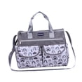 thumbnail image 3 of Lipstore Diaper Bag Tote Inner Zipper Pockets Travel Large Capacity Baby Changing Bag Gray S, 3 of 8