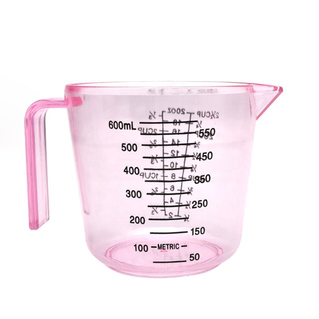 Hi.FANCY Plastic Measuring Cups Multi Measurement Baking which is durable Cooking Tool Liquid Measure Jug Container