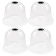 thumbnail image 1 of Shisuyan 4pcs Garden Plant Dome Reusable Plant Protection Cover Transparent Garden Plant Dome, 1 of 8