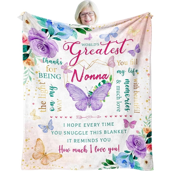 LHSHID Abuelita Gifts Christmas Abuelita Gifts in Spanish Abuela Gifts in Spanish Abuela Abuelita Gifts for Abuela from Grandkids Grandren Throw Blanket 60x80in