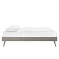 thumbnail image 3 of Modway Margo Queen MDF Wood and Rubberwood Platform Bed Frame in Gray, 3 of 8