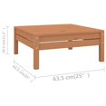 thumbnail image 5 of vidaXL 9 Piece Garden Lounge Set Honey Brown Solid Wood Pine, 5 of 5