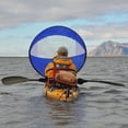 thumbnail image 4 of Foldable Durable Kayak Boat Wind， Sail Sup Paddle Board Sailing Canoe Stroke Wind Paddle Rowing Boats Wind With Clear Window Surfling 42.5 x 42.5in, 4 of 10