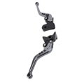 thumbnail image 1 of Aluminum Alloy Anodized Short Adjustable Brake Handle Levers Set Replacement for Classic Reborn 350 Ensure the Brake Clutch Levers Bend or Break in Collisions with Precision, 1 of 7