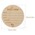 thumbnail image 2 of OUNONA 6pcs Plastic Monthly Signs Baby Girl Announcement Cards Multi-colored, 2 of 5