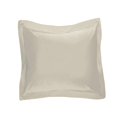 thumbnail image 4 of Fresh Ideas FRE201XXIVOR11 Poplin Tailored Pillow Sham  Ivory - Euro, 4 of 7