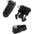 thumbnail image 5 of Ensemble de 7 Pcs Support de Casque Ajustable Compatible avec GoPro Hero Hero 3/2/1 Yi, Support Pivotant avant et Latéral pour Casque, 5 of 5