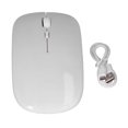 thumbnail image 2 of Souris d'Ordinateur, Souris d'Ordinateur Double Mode Réglable de Trois DPI Rechargeable pour les Femmes pour l'Ordinateur Portable pour les Hommes Noir, Blanc, Jaune, Vert, Violet, Noir Cyan, 2 of 8