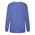 thumbnail image 4 of Hauts d'Été pour Femmes Décontractés à Imprimé de Noël Amples à Manches Longues à Col Rond Hauts Blouses à Manches Longues pour Femmes en Liquidation, 4 of 5