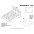 thumbnail image 2 of Atlantic Furniture Richmond Queen Storage Platform Bed in Caramel, 2 of 6