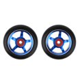 thumbnail image 2 of 2 Pcs Roue de Trottinette à Noyau en Alliage Métallique Roues avec Roulement - Bleu, 2 of 8