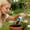 Blue, variant on Potted Plant Gardening Bucket Shovel Set Plastic Sand Play Tool for Outdoor Soil
