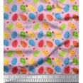 thumbnail image 1 of Soimoi Poly Georgette Fabric Egg Easter Print Fabric by The Yard 52 Inch Wide, 1 of 3