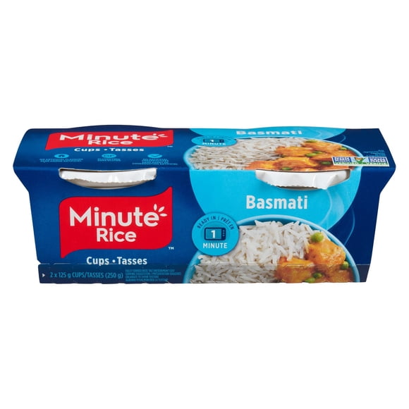 Tasses de riz basmati Minute Rice 250g