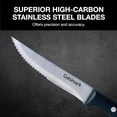 thumbnail image 2 of Cuisinart 6-Piece Triple Rivet Steack Knife Set, High Carbon Stainless Steel, 2 of 4