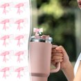 thumbnail image 1 of Fwttom Home Decor Straw Cup 10Mm Color Bow Straw Cap Straw Cup Decorative Baffle Cap Straw Cap, 1 of 6