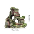 thumbnail image 3 of Meitianfacai Mountain View Decor Rockery Landscapes Rocks Hiding Cave Tree Aquarium Ornament Fish Tank Decoration, 3 of 7