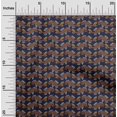 thumbnail image 1 of oneOone Organic Cotton Voile Fabric Fish Block Decor Fabric Printed BTY 42 Inch Wide, 1 of 4