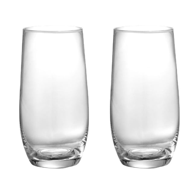 2Pcs Household Whiskey Glasses made of transparent, durable glass material. These multi-function highball glasses, with a 490ml capacity and dimensions of 6.40x6.40x15.20cm, are ideal for serving beverages at home, parties, or holidays. Easy to clean and suitable for gifting or entertaining, they enhance any drinkware collection.