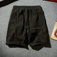 thumbnail image 4 of Birdeem Mens Shorts Mens Summer Leisure Sports Elastic Waist Solid Color Drawstring Pocket Shorts, 4 of 12