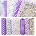thumbnail image 4 of Fabric, Fabric Cotton 7Pcs DIY Sewing Fabric, For Decoration Sewing Quilting Crafting, 4 of 8