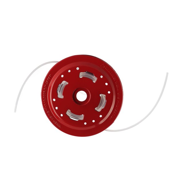 Weeds Wacker Head, Universal Red Iron Lawn Mower Weeder Trimmer Head Replacement Easy Installation and Disassembly for Garden
