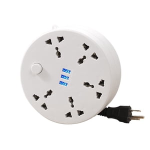 Birdeem Bande de transport,6.56Ft Cord d'extension avec 3 Ports usb 5-Outlet,Chaussettes multi-sorties ultra-compacts,Pièce,Pour la chambre,Travailler