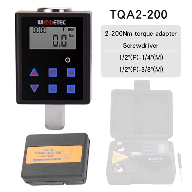 Digital Torque Meter Digital Backlight Display Two-ways Measurement Two Working Modes Adjustable Four Units Switchable
