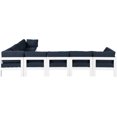 thumbnail image 4 of Meridian Furniture Nizuc Navy Outdoor Patio Modular Sectional, 4 of 9
