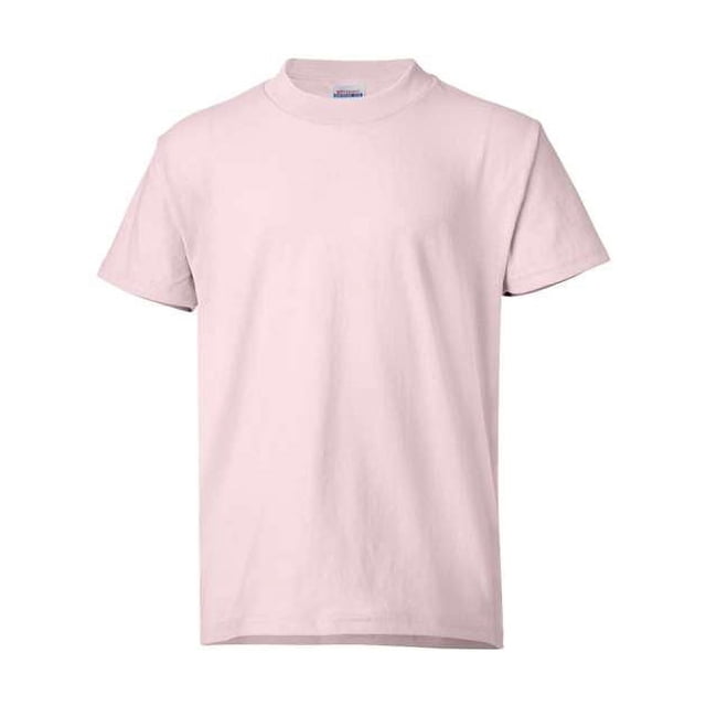 Hanes Garçon ComfortBlend EcoSmart Col Rond, L, Rose Pâle