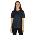 thumbnail image 1 of Inkmeso Coupe Régulière Col Rond Uni pour Femmes Manches Courtes Décontractées Tee-Shirt Doux, 1 of 7