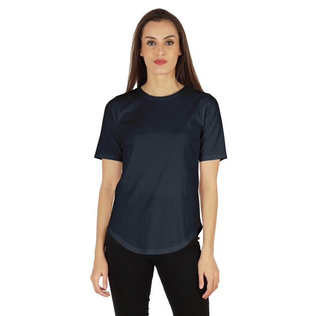 Inkmeso Coupe Régulière Col Rond Uni pour Femmes Manches Courtes Décontractées Tee-Shirt Doux