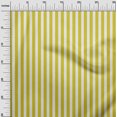 thumbnail image 3 of oneOone Popeline de Coton Jaune Tissu à Rayures Matière de Robe Tissu Imprimé Tissu au Mètre 56 Pouces de Large, 3 of 4
