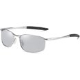 thumbnail image 1 of FEISEDY Classic Polarized Photochromic Sunglasses Driving Photosensitive Glasses B2444, 1 of 6