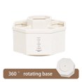 thumbnail image 2 of Pompotops 5-grid Multifonction Grande Capacité de Stockage de Bureau Boîte Étudiant Bureau Seau Maquillage Porte Brosse Rotation, 360 Degrés Rotation Personnalisé Porte Stylo Dégagement, 2 of 3