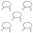 thumbnail image 2 of Baohd Pet Walking Chain Lightweight And Sturdy Metal Collar For Comfortable Pet Walks Dog Chain Collars 5Set, 2 of 6