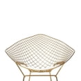 thumbnail image 2 of Plata Import Gold/White Diamond Bertoia Chair, 2 of 3