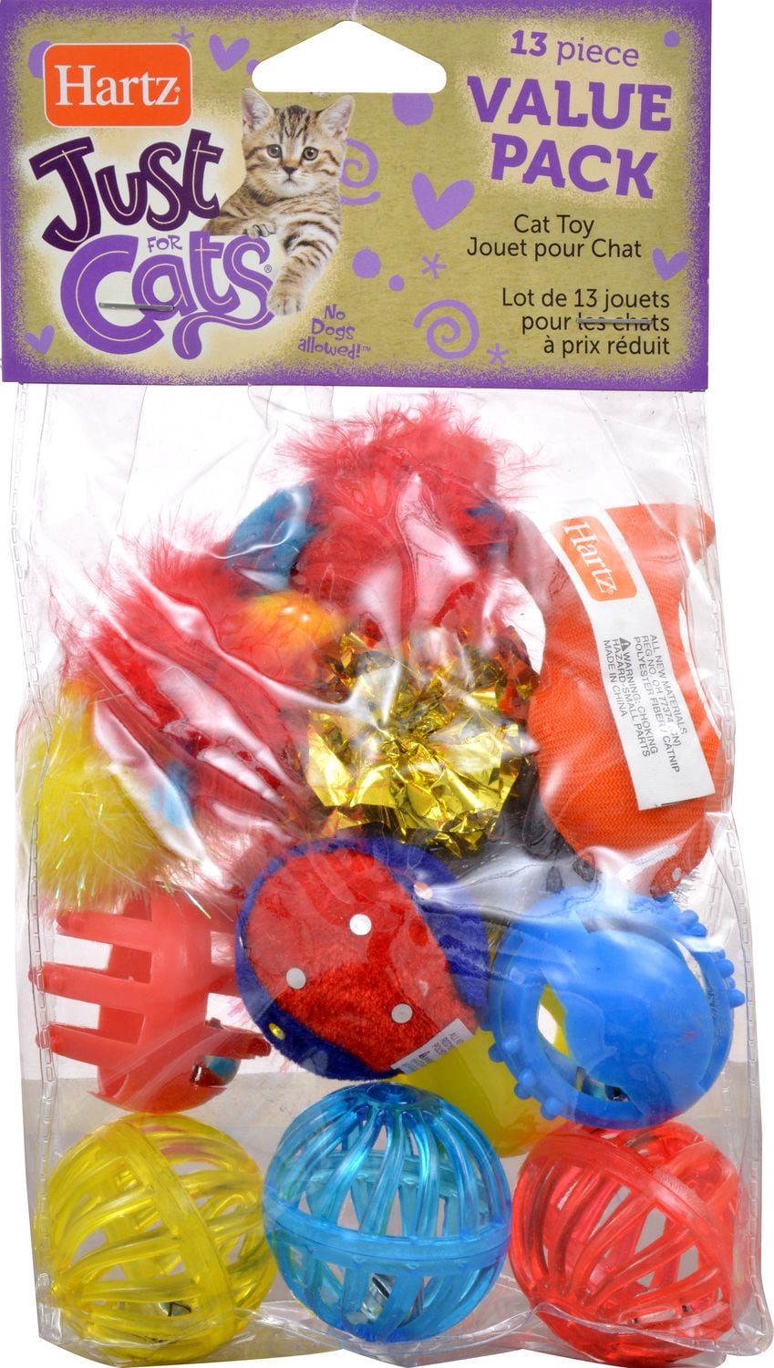 Hartz Just for Cats 13 Piece Value Pack Cat Toys