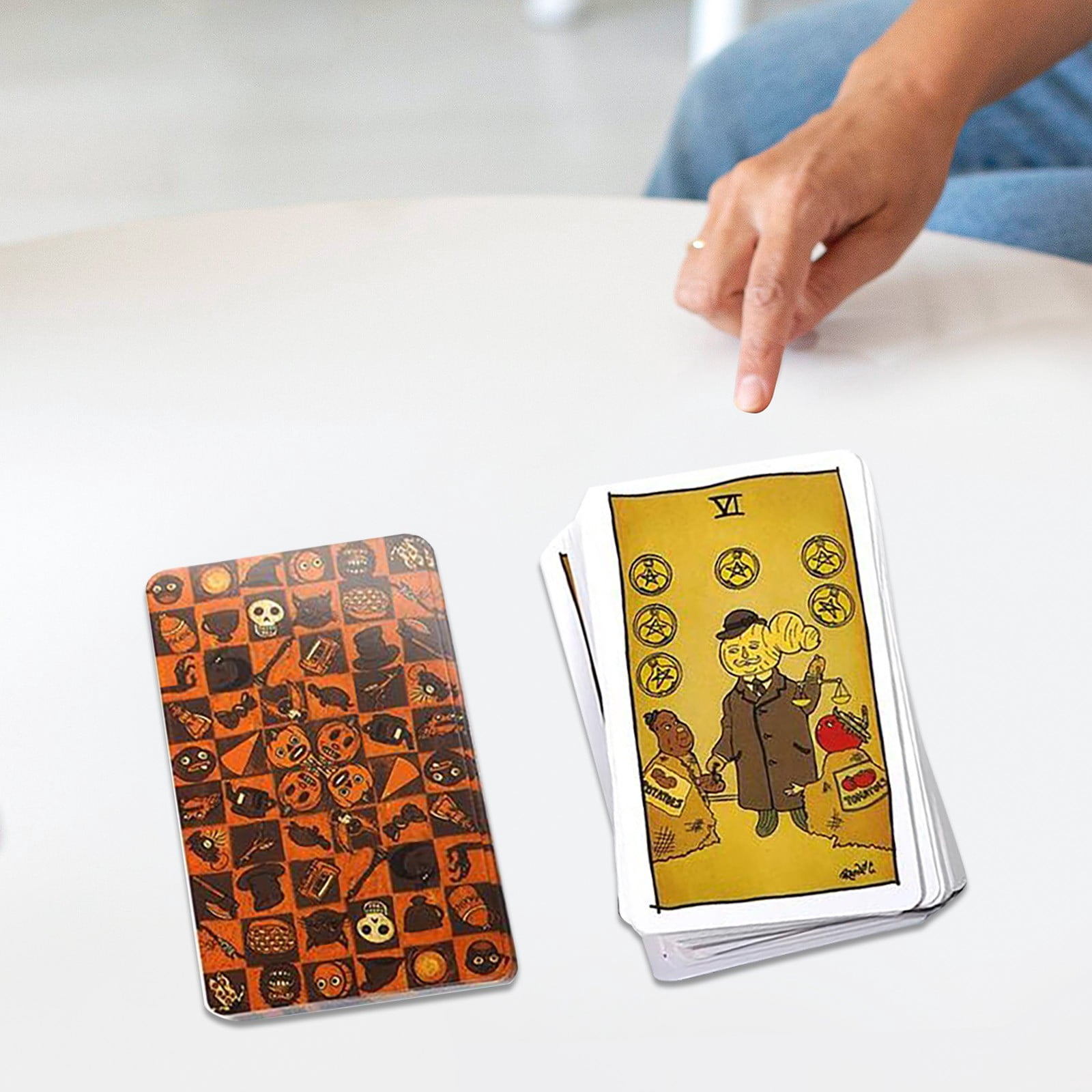 Popular Chess & Card Game Toys for Boys and Girls Gods Tarot Cards Cards Tarot Adult Board Game Tarot New Qym Unisex
