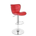 thumbnail image 3 of Bronte Living Leatherette Bar Stool 360 Swivel, Adjustable Height 24" to 33" High Backrest, with Hard Floor Protection Rubber Band - Series Susan (Set of 2), 3 of 10