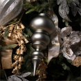 thumbnail image 2 of Vickerman N150687DMV 14 Po. Finial Mat Étain Percé Ornement de Noël, 2 of 3