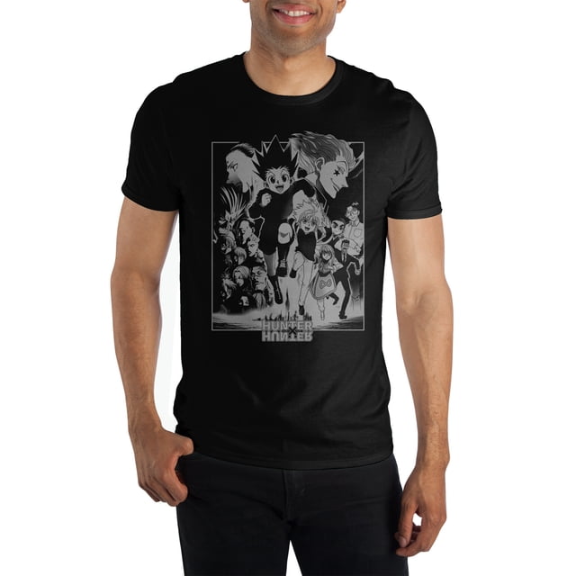 Hunter x Hunter Characters Black T-Shirt