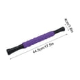 thumbnail image 3 of Purple Gear Massage Stick, Fascia Roller for Deep Muscle Relaxation, Fitness and Yoga Tool with Compact Design, Durable Plastic for Recovery and Pain Relief, 3 of 7