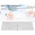 thumbnail image 2 of MYKOMI Clavier Bluetooth Pliable avec Support, 67 Touches Clavier Portable Sans Fil Rechargeable pour Android pour Win, Clavier de Voyage pour Téléphone Tablette Ordinateur Portable, 2 of 9